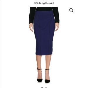 NWOT Plein Sud Purple Midi Skirt Size 42/10